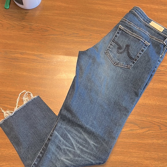 Ag Adriano Goldschmied Denim - AG cigarette cropped jeans